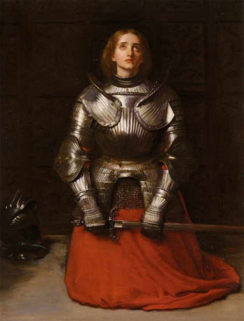 la-catharsis:John Everett Millais - Joan of Arc (1865)