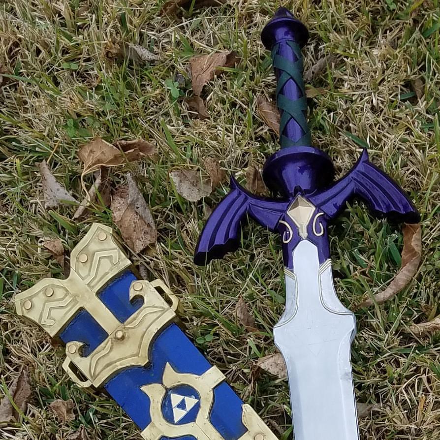 Caines Armoury — Daylight images of the completed master sword....