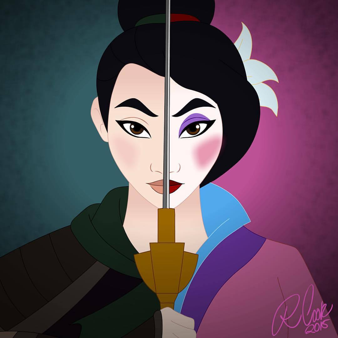 Cartoon Cookie Lunchtime Mulan  drawing  mulan  disney  