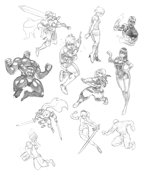 Last night’s sketches