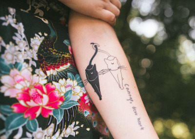 Matching Luna And Artemis Tattoo