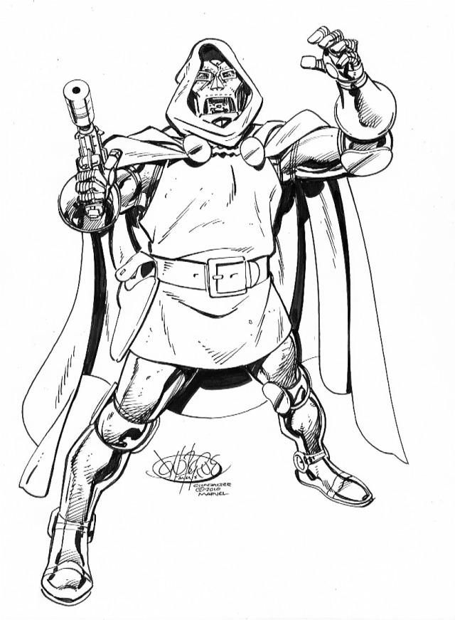 Dr. Doom - A series of commissions by John Byrne.... | John Byrne Draws...