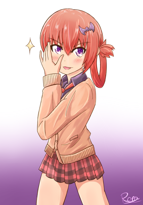 crazycutelittlefangs:Demonic laughter [Gabriel DropOut]