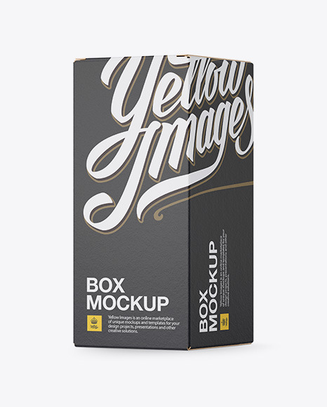 Download deSymbol — Rough Carton Box Mockup - Half Side View ...