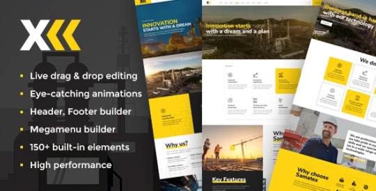 Samatex v1.7 - Industrial WordPress Theme + Woocommerce Nulled