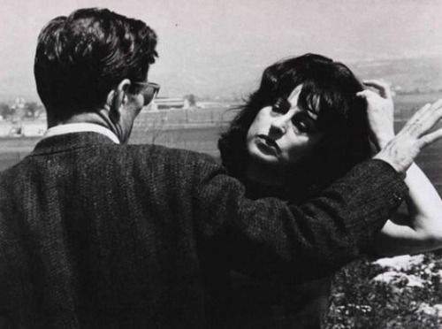 cinemamoremio:Anna Magnani e Pier Paolo Pasolini sul set -...