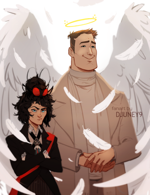 Wallpaper Your Life With This Round Up Of Good Omens Art