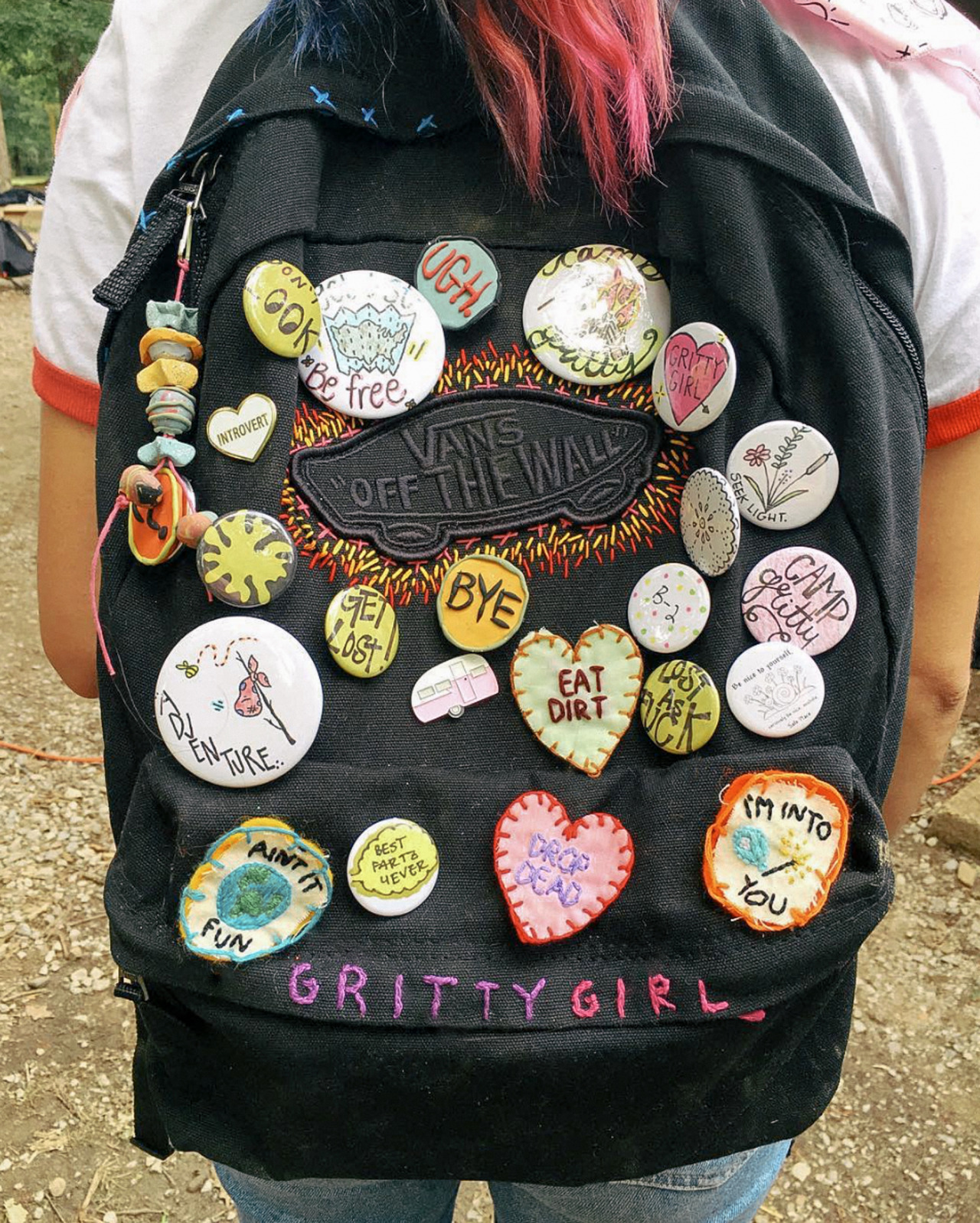 Vans Girls At Camp Gritty It S Do Or Diy Button Vans Girls