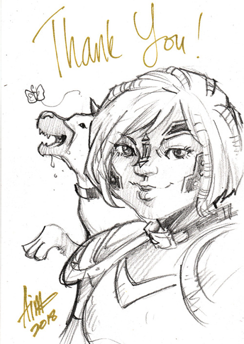 aimosketchcard:(Complimentary sketches included in the last...