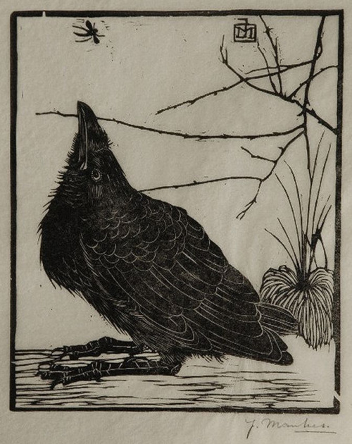 geritsel:Jan Mankes - Birds, woodcuts