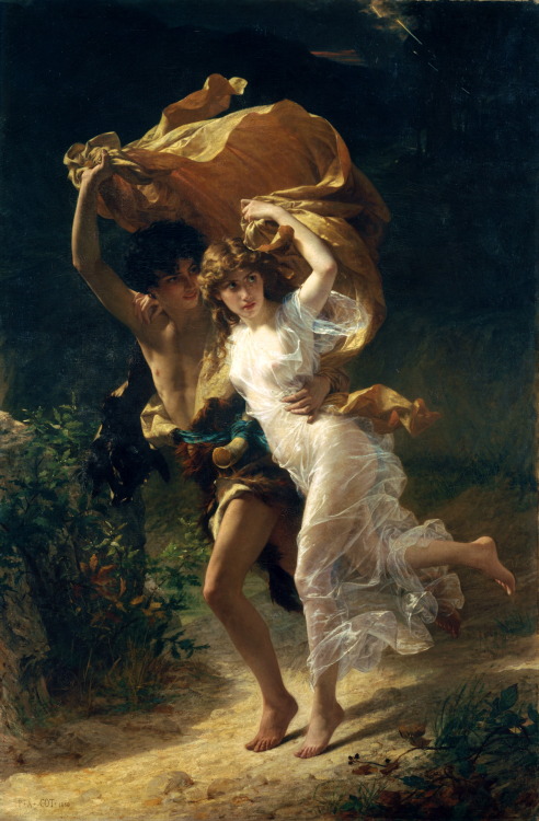 the silence art painting Pierre Auguste Cot