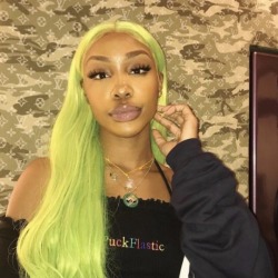 Black Girls With Green Hair Tumblr