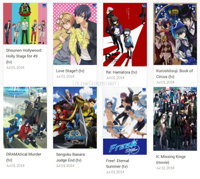 Anime Ova List 2014