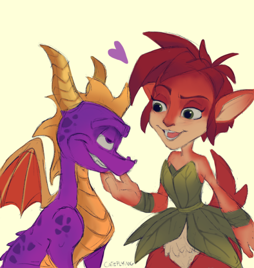 catsflyinginthespace:Elora is the perfect girl for SpyroYou...