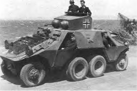 World War II • SS PANZERWAGEN ADGZ The Panzerwagen ADGZ was an...