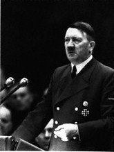 herr-adolf-hitler:Adolf Hitler giving a speech around 1942.