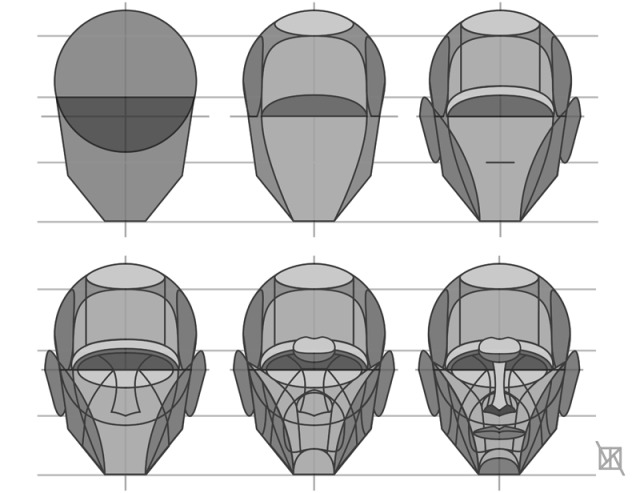 Ashes Where Once Fire — Anatoref: Head Drawing Tutorial (Based On Steve...