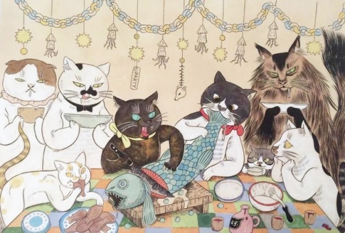 junji-info:“Cat’s Party,” by Ayako Ishiguro, Junji Ito’s...