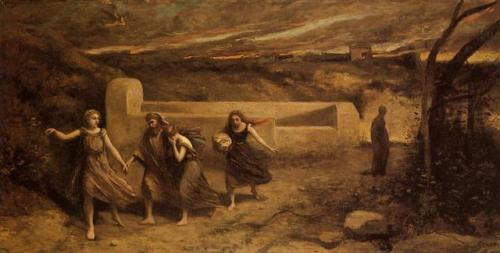 artist-corot:The Destruction of Sodom, Camille CorotMedium:...