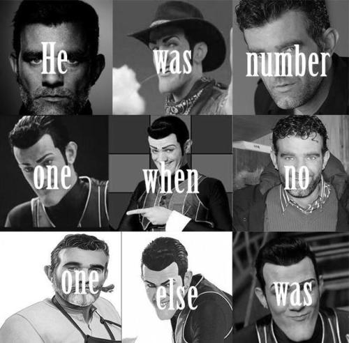 memecage:He will always be number oneRIP Robbie Rotten