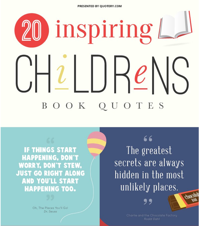 CHESHIRE PUBLIC LIBRARY • 20 Inspiring Quotes from Children’s Books.