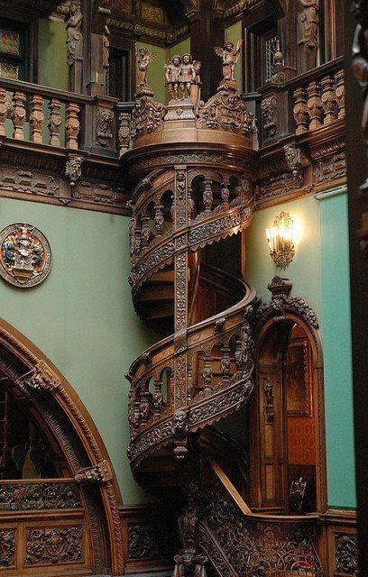 steampunktendencies:Peles Castle interior, built between 1873...