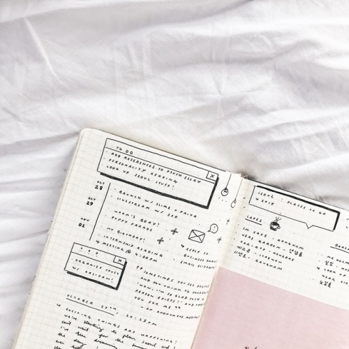 studylustre:recent notes + bujo spread, ft. pictures from my...