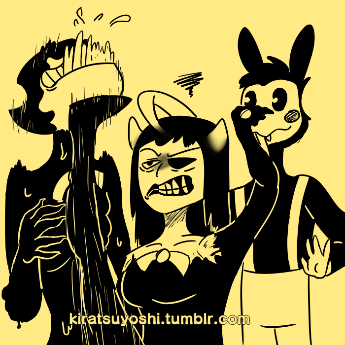 Loads Of Batim Art Prin Kon Squad Of Trio I Have Fun Drawing