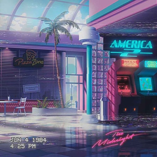 retrowave-cyberpunk:The Midnight regresa al cálido sol...