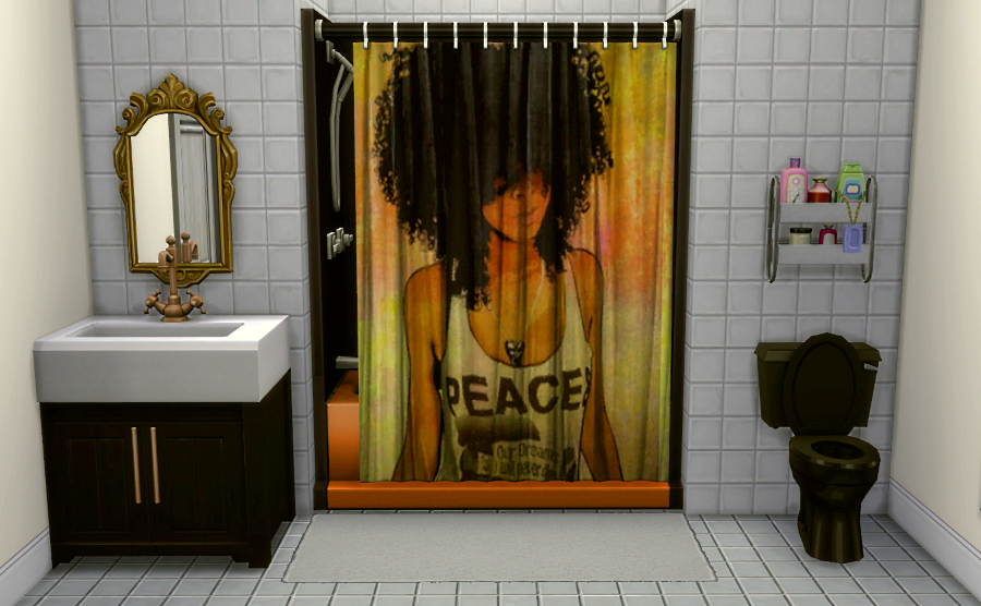 Just Like The Afrocentric Shower Curtain Set I Playing Sims 4
