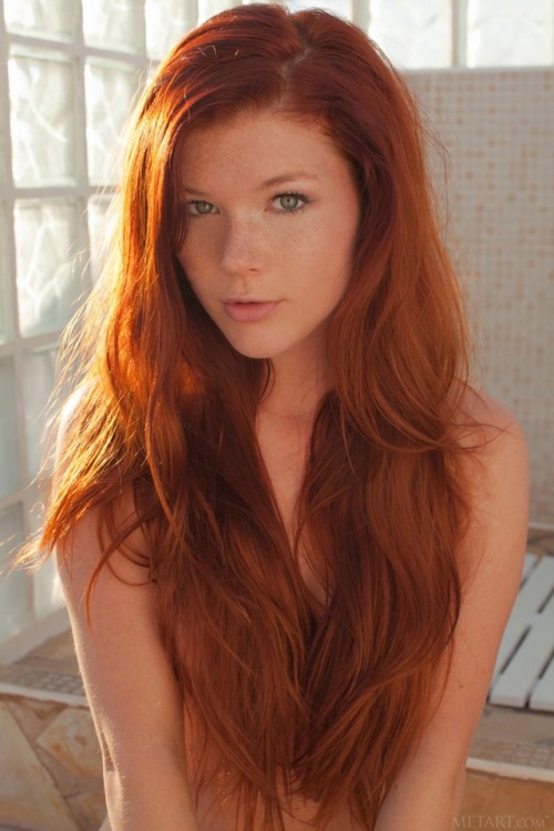 luvmygingergyrl:Sunkissed long haired ginger