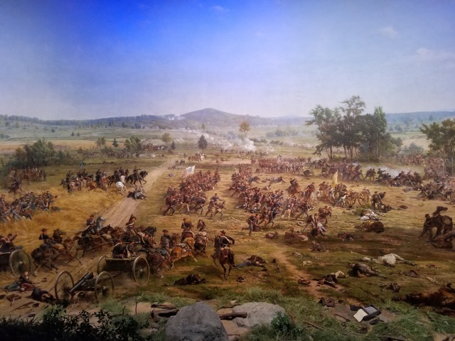 Travel Buddies — The battle at Gettysburg came to life today...