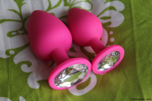 bdsmgeekshop:Pink Silicone Princess Plugs now available in...