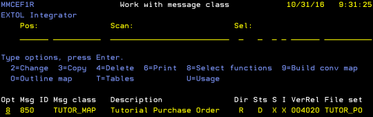 cleo extol integrator work with message class