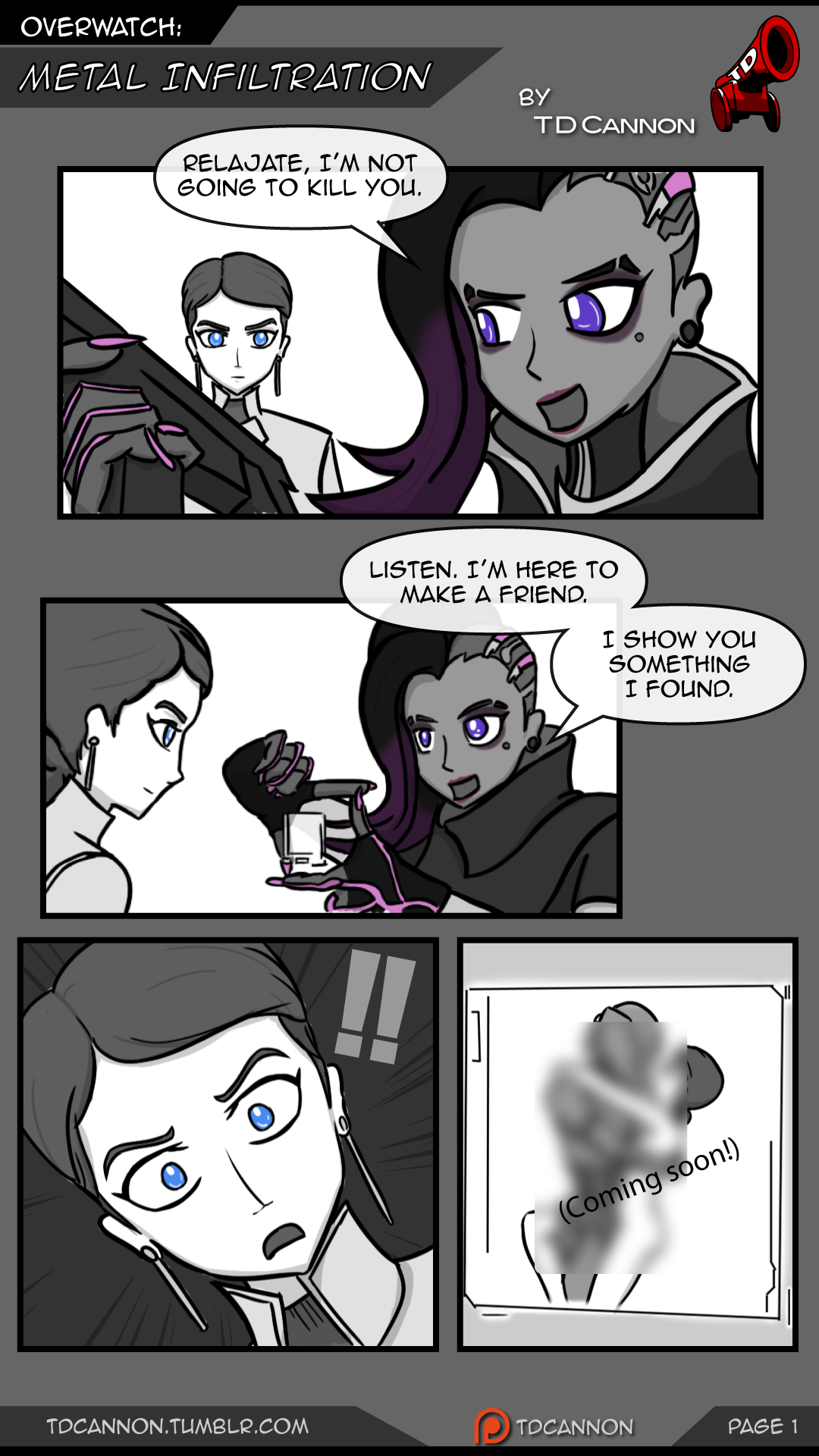 Preview Of A Multi Page Comic Coming Up With Sombra Taking Front And Center Preview Of A Multi Page Comic Coming Up With Sombra Taking Front And Center