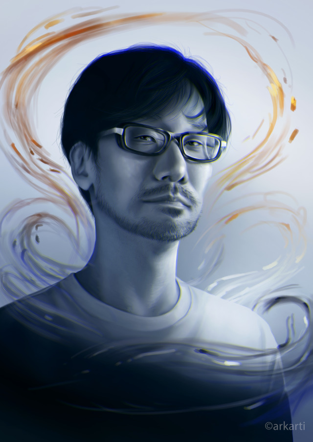 Hideo Kojima Portrait for the second “Hideo Kojima book” :3c Twitter: x