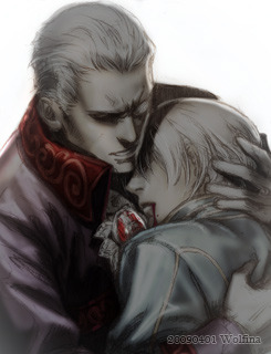 devilmaycry-slash:Dad and son. ^^Through the generations.