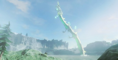 aestheticbotw:Farosh over Lake Hylia ⚡