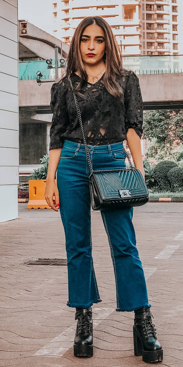 outfit, fashion pictures, #Stylish, #Best I always choose black when I have no time to get ready Better safe than sorry, I say Hope you guys are having a great Sunday . . . , NehaMenghwani , stylessential , ootdsubmit , blackandblue , whatiworeyesterday . . 