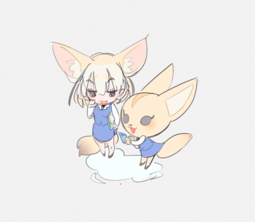 sofiasketch:Fennec gals!