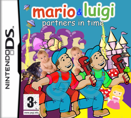 clipartcoverart:Mario & Luigi: Partners in TimeClipArt Cover...