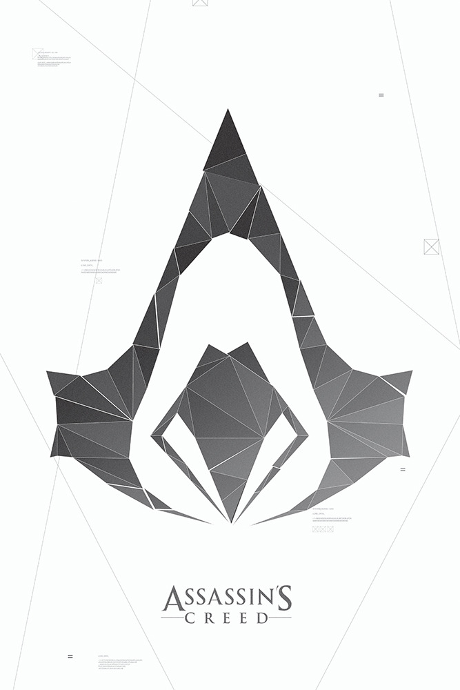 Assassin S Creed Art Assassin S Creed Symbol Poster By Acturul