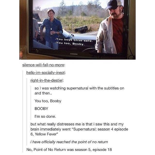 ~Hannah~ (Supernatural tumblr posts (51/?))