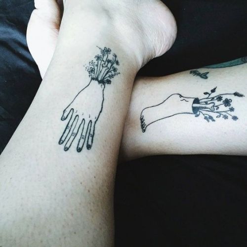 matching tattoos on Tumblr - Tumblr O5sbDcoRzr1qa87pso1 500