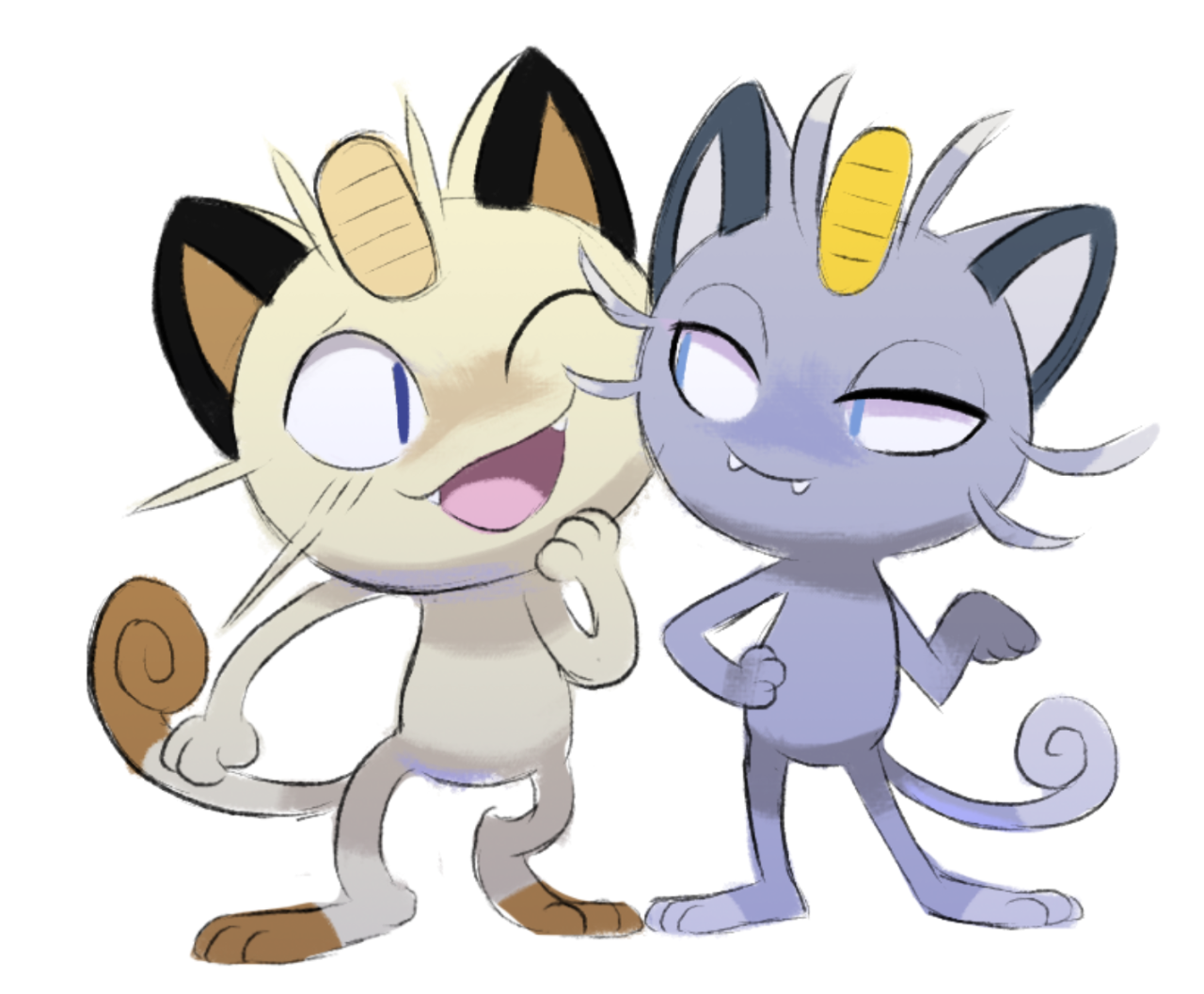 ロケット団よ永遠に — Has Meowth found his "soulmate"?