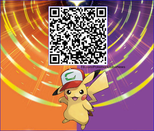 pokemon qr codes ultra sun island