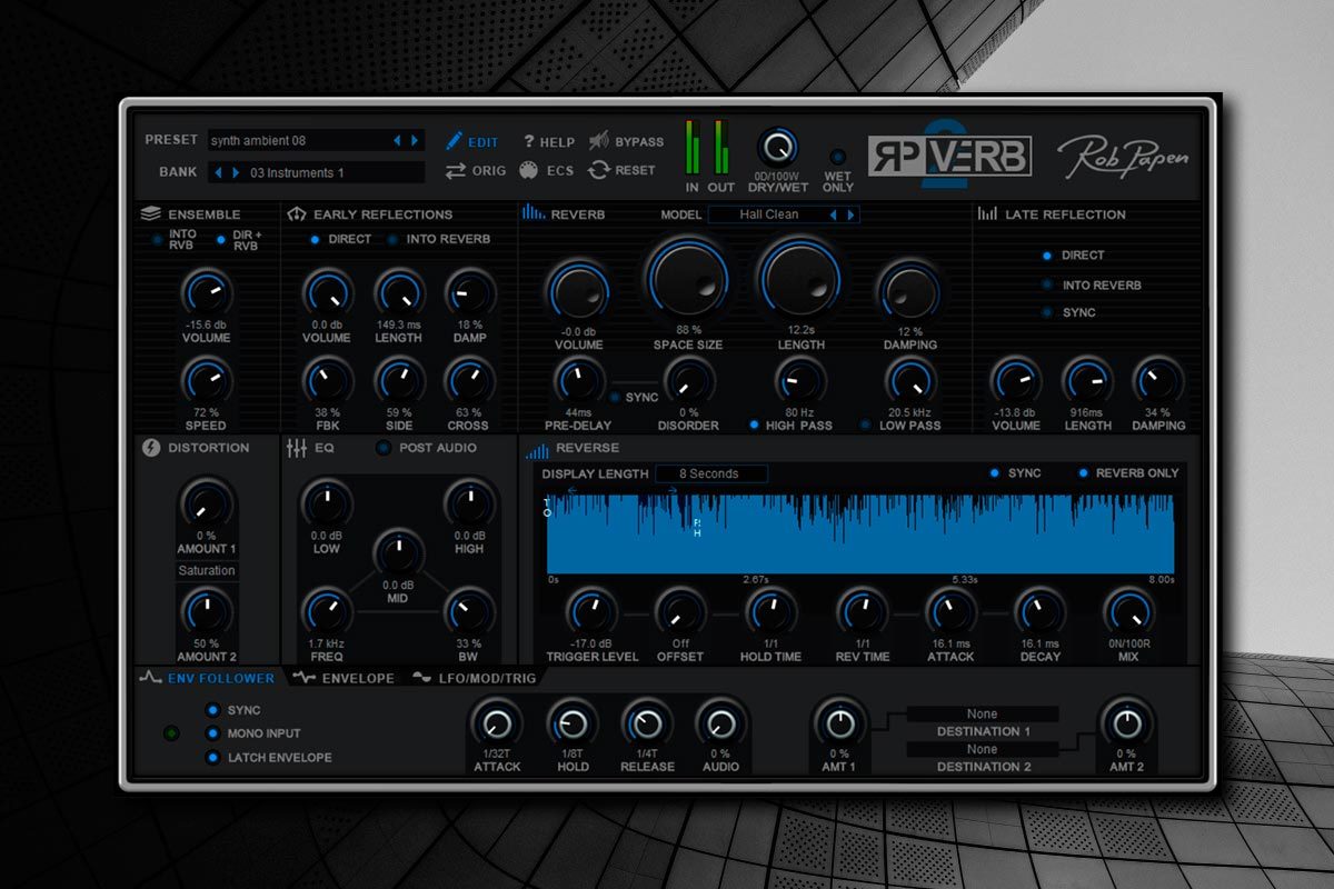Rob Papen RP-Verb 1-0-0c VST-AAX-AU WIN-MAC Rob Papen RP-Verb 1-0-0c VST-AAX-AU WIN-MAC
