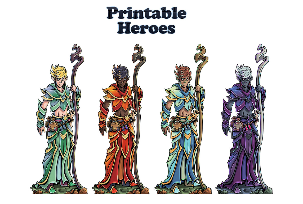 Printable Heroes Taking part in over with colour Plans for one particular picture about Printable Minis identify Printable Heroes Enjoying about with colour Plans for 1