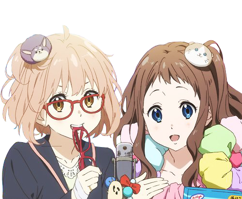 transparent anime, Transparent Mirai and Ai (ღ˘⌣˘ღ)