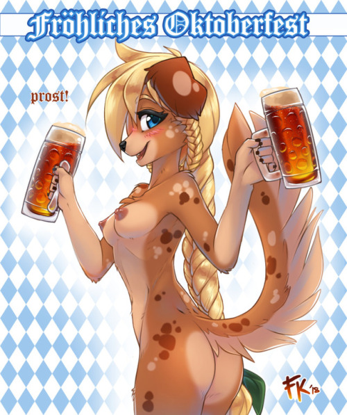 cutefurrybutts:Oktober[F]est! (FluffKevlar) Source:...